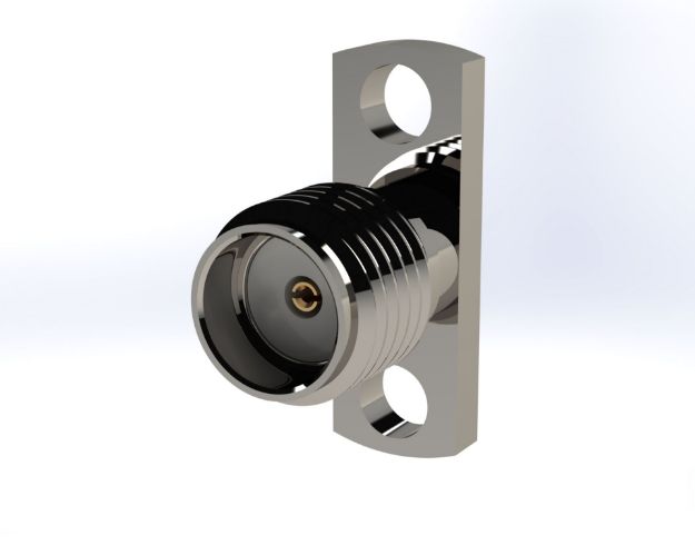 Picture of SMA Female Straight 2-Hole, Field Replaceable (.015)