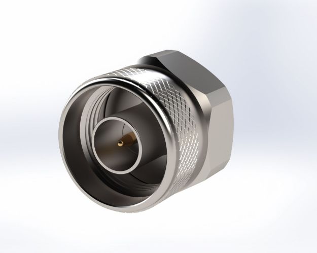 Picture of Type N Male Connector for .141 Semi Rigid Cable