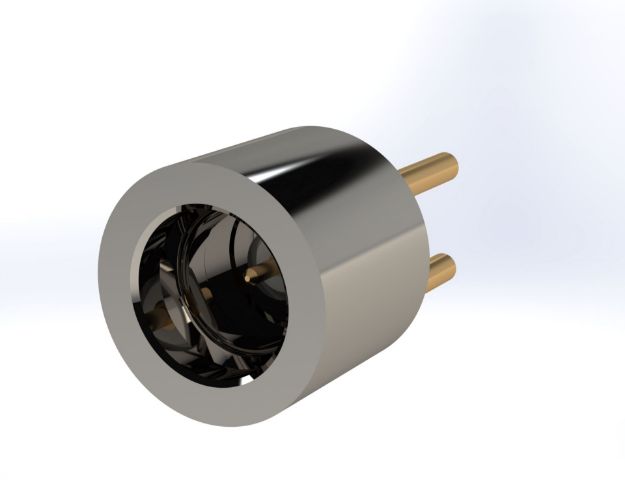 SMP Male Straight to PCB Mount Connector