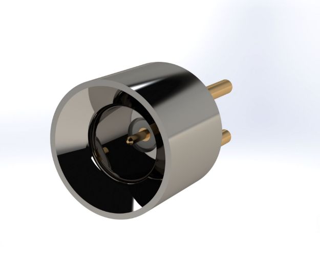 SMP Male Straight to PCB Mount Connector