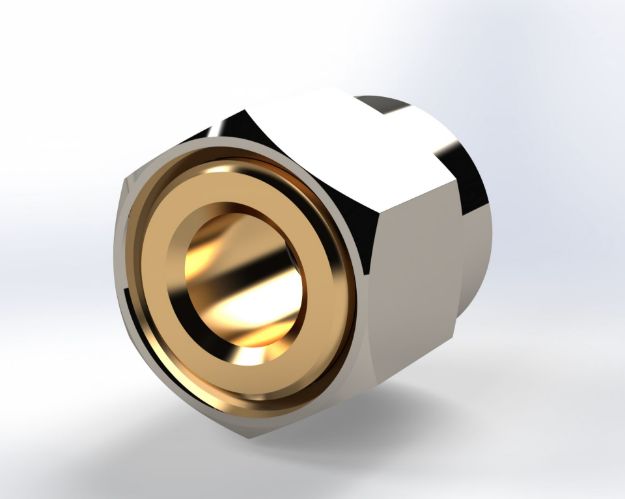 SMA Male Straight .141 Semi Rigid, Cable Interface Connector, 5319SF