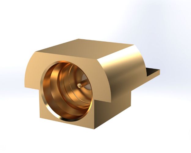 Picture of SMP Male Straight PCB Edge Straight Termination, FD