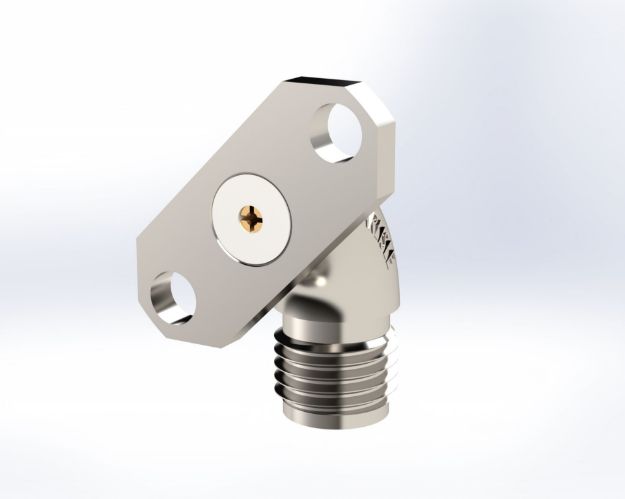 Picture of SMA Female Straight 2-Hole, Field Replaceable (.015)