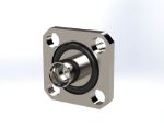 Straight 4-Hole Panel, SMP Male Limited Detent to SMA Female, O-Ring Adapter