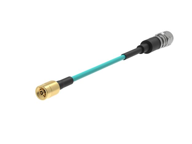 SMPM SecureThread™ to 3.5mm Male RF Assembly at 31 cm