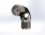 Radius Right Angle SMA Female to SMA Female Connector