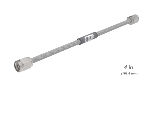 SEMI FLEX(R) SMA(M), 601, SMA(M), 4", 136366015204