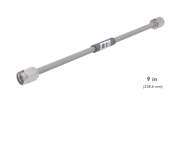 SEMI FLEX(R) SMA(M), 601, SMA(M), 9", 136366015209