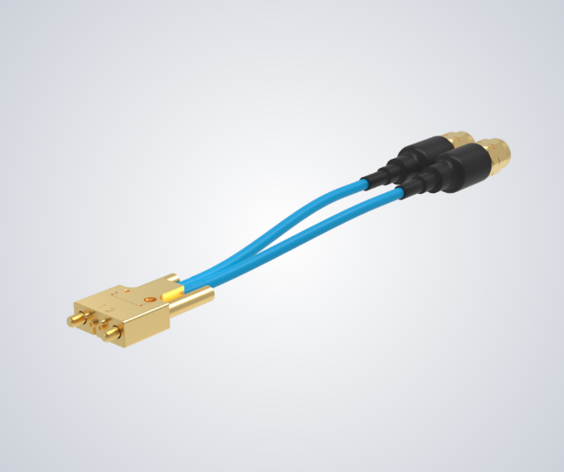 Picture of CoreCryo 047 NM Assy, 1xRow HC STRIPLINE 2CH to SMA(M), 31cm