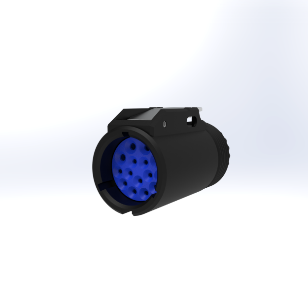 Quick Disconnect Keyhole Plug, Environmental, 15 Position, Crimp, Socket, CBME05-15S