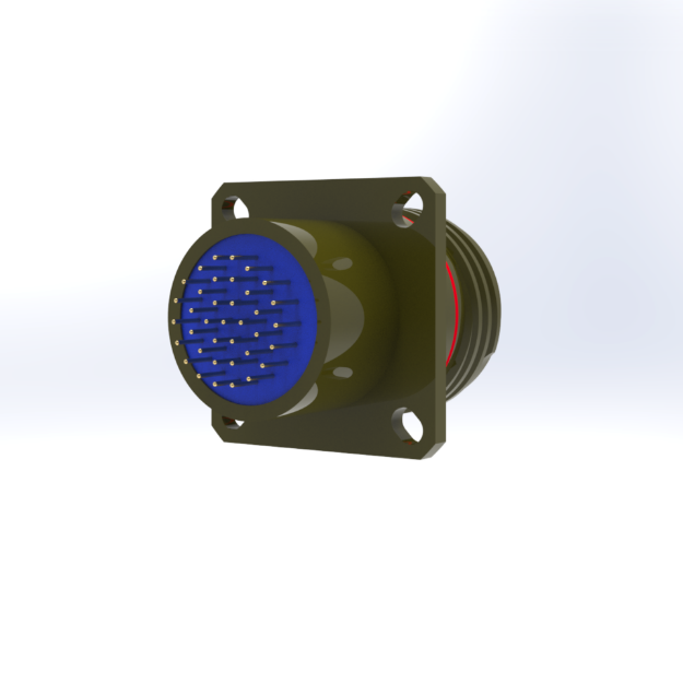 Connector, 38999/20 15-35 PIN/PC PI-FILTER "N" PLZN