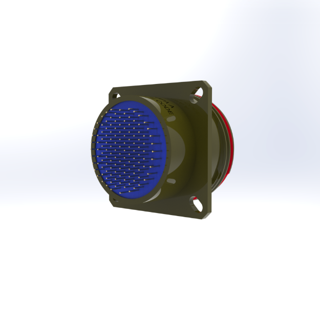 Connector, 38999/20 25-35 PIN/PC PI-FILTER "A" PLZN