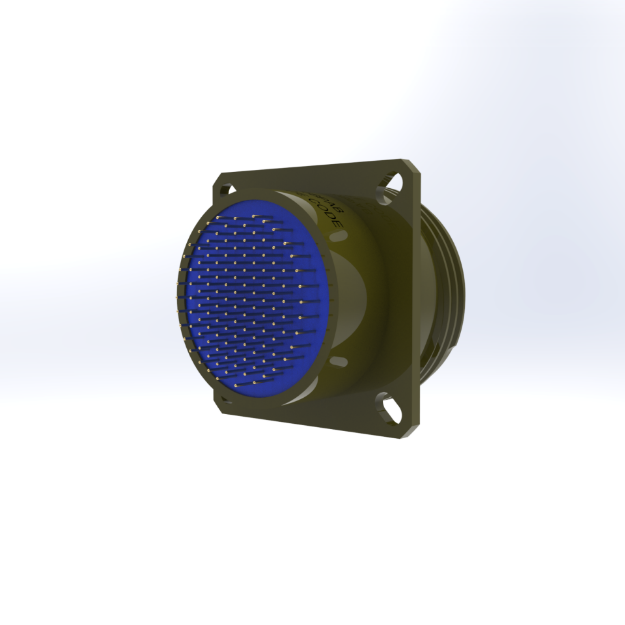 Connector, 38999/20 25-35 PIN/PC PI-FILTER "B" PLZN