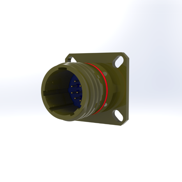 Receptacle, 38999/20 11-35 PIN/SC PI-FILTER "N" PLZN