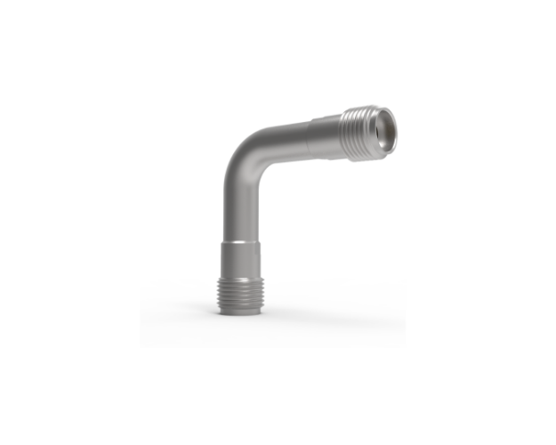 SMK 2.92mm Female to Female Radius Right Angle Adapter, 222CCSF