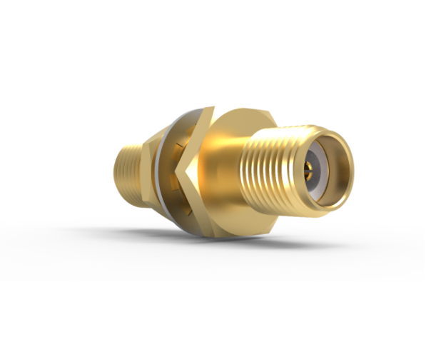 SMK 2.92mm Female to Female Bulkhead Straight Adapter, 226CC