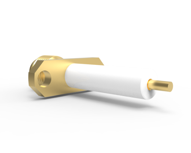 SMA Female Straight 2-Hole Connector, Stub Termination, 5032CC