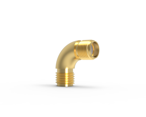 SMA Female to Female Radius Right Angle Adapter, 5095CC