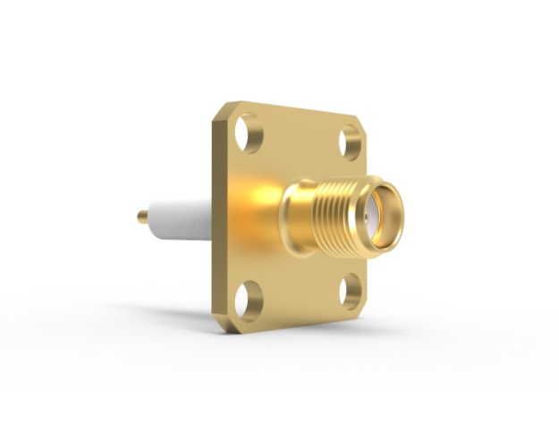 SMA Female 4-Hole .687" Connector to Straight Termination, 5267CC