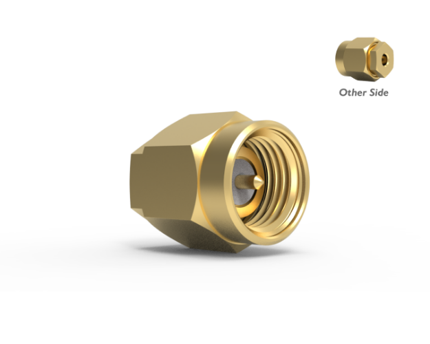 SMA Male Straight Connector to .085 Semi Rigid Cable, 5285-0-4