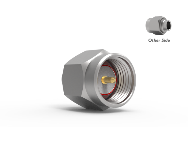 SMA Male Straight Connector to .141 Low Loss Semi Rigid Cable, 5285-1SF