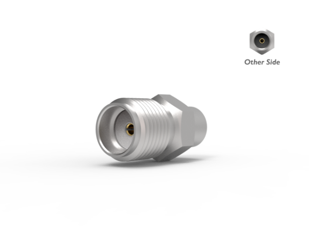 SMA Female Straight Connector for .141 Semi Rigid Cable, 5286-1SF