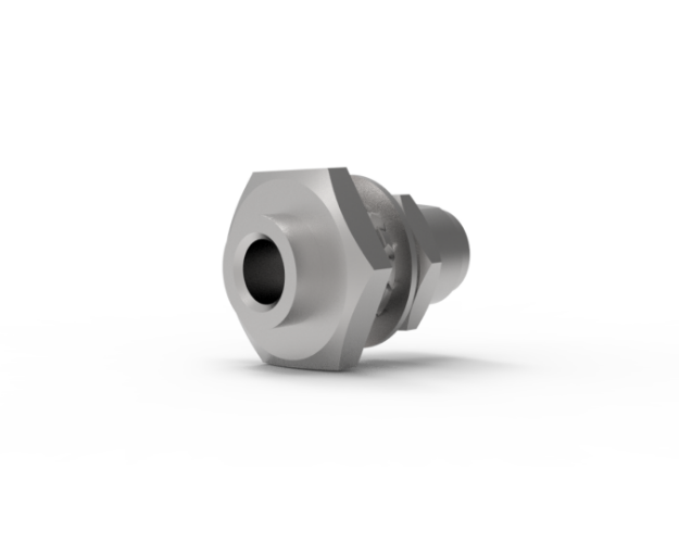 SMA Bulkhead Feedthrough for .141 Semi Rigid Cable, 5289-1SF