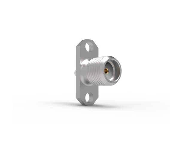 SMA Female 2-Hole Microstrip Straight Connector, Passivated, 5309-2CCSF