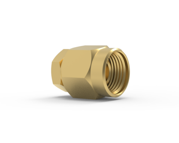 SMA Male Straight Connector to .141 Semi Rigid Cable, 5319-0-1
