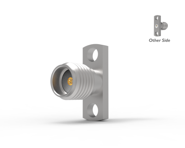 SMA Female Straight 2-Hole Field Replaceable (.012) Connector, 5678-4CCSF