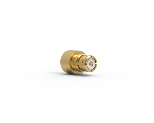 SMP Female Miter Right Angle Connector for .047 Semi Rigid Cable, P652-5CC