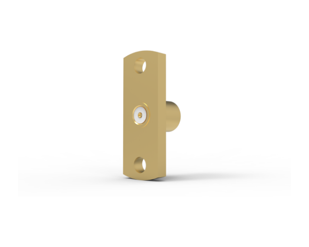 SMP Male, 2-Hole Flange Mount, Field Replaceable .012 Pin Connector, P836-6CCSF