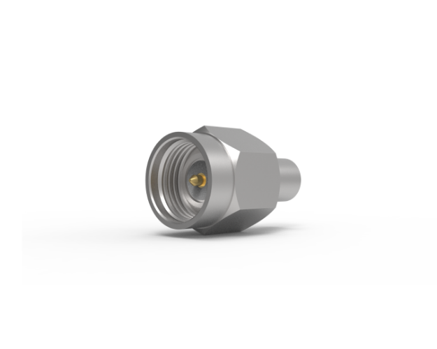 SMP Male Straight to SMA Male Adapter, Limited Detent, P906-1CCSF