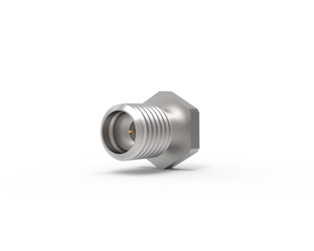 SMP Male Catchers Mitt Bulkhead to SMP Male Smooth Bore Adapter, P912-3CCSF